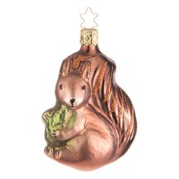 "Christbaumkugel Figur \"EichhöRnchen Mit Vorrat\" Christbaumschmuck Glas"