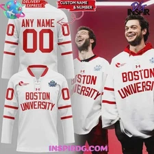 Personalize Boston University Terriers Frozen Four 2025 Hockey Shirt All Printed