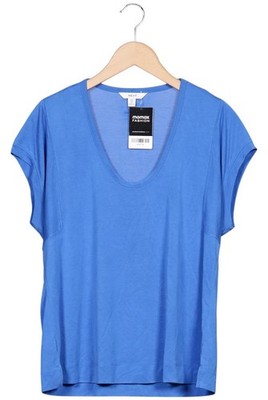 Next T-Shirt Damen Shirt Kurzärmliges Oberteil Gr. EU 46 Blau #ehg77tb