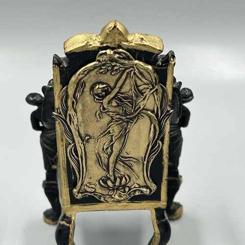 Dolls House Miniature 1:12 Scale Resin Gothic Throne Style Chair - Picture 5 of 8