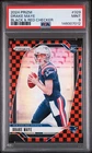 2024 PANINI PRIZM BLACK & RED CHECKER #329 DRAKE MAYE ROOKIE RC PSA 9