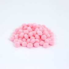 10mm Baby Pink Pom Poms Pack Of 100 For Crafting