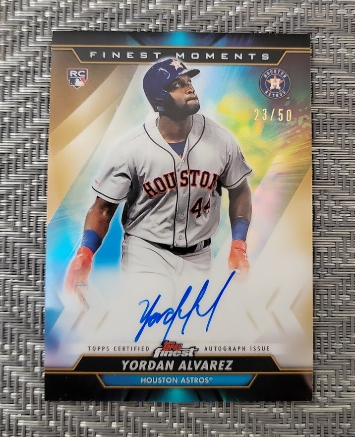 スポーツ選手 yordan alvarez 2nd bowman Gold Top100 2019 Bowman Chrome Yordan Alvarez Scouts' Top 100 🔥PSA 10