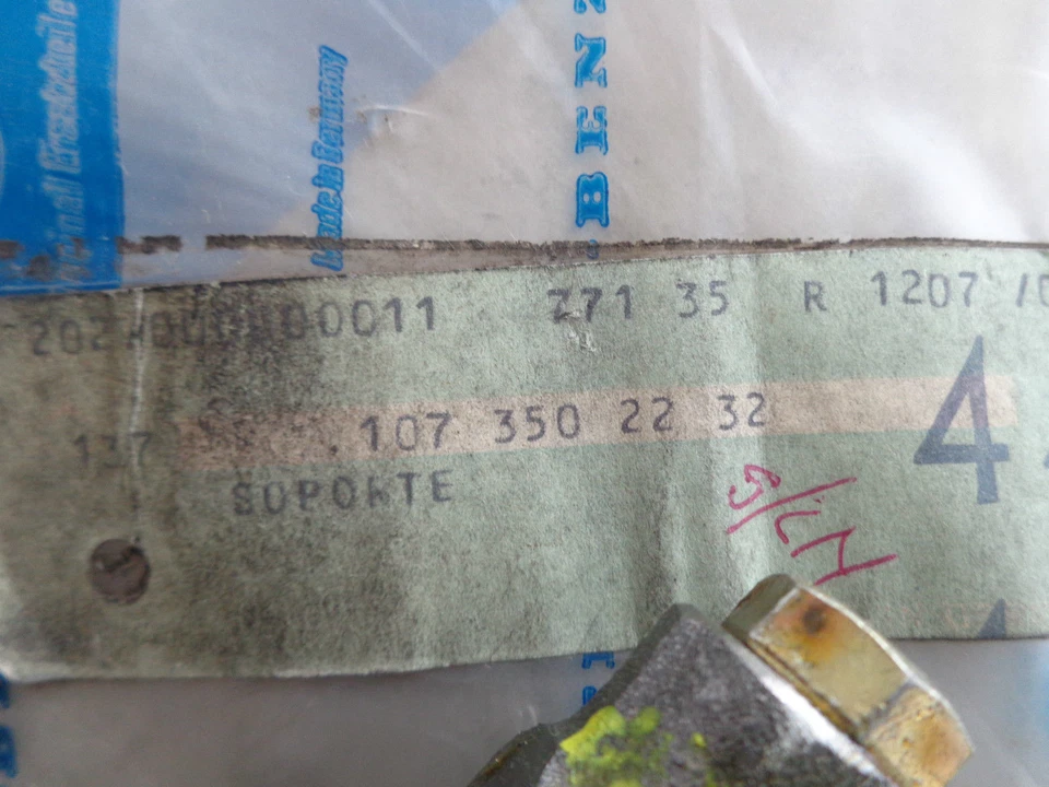 Suporte de pinça de disco de freio traseiro Mercedes Benz W116 450SE 450SEL 6.9 - Imagem 4 de 4