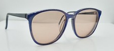 Vintage Langston Blue Oval Sunglasses Hong Kong FRAMES ONLY