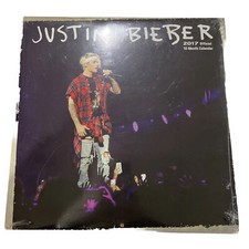 Justin Bieber 2017 Calander official 18 month sealed