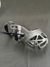 Basket Dog Muzzle 4L Adjustable Fit Lightweight Durable Breathable Design Black