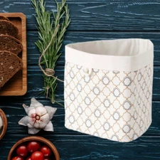 IKEA SMORBULT SMÖRBULT Bread Basket White/brown  9x10" 905.197.19