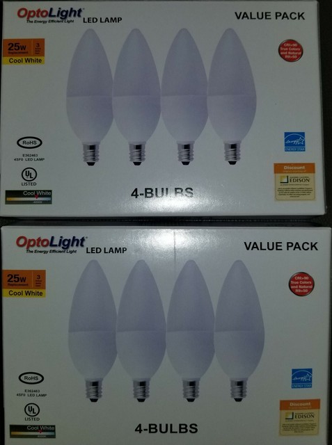 Ceiling Fan Light Kit Lasalle 4 Lights White 60 Watt Bulbs Item