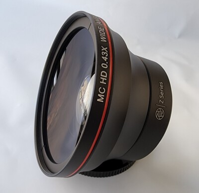 Elite HD Fisheye Lens and 3-Pc Filter Set For Canon EOS R7 R10 (55 Size