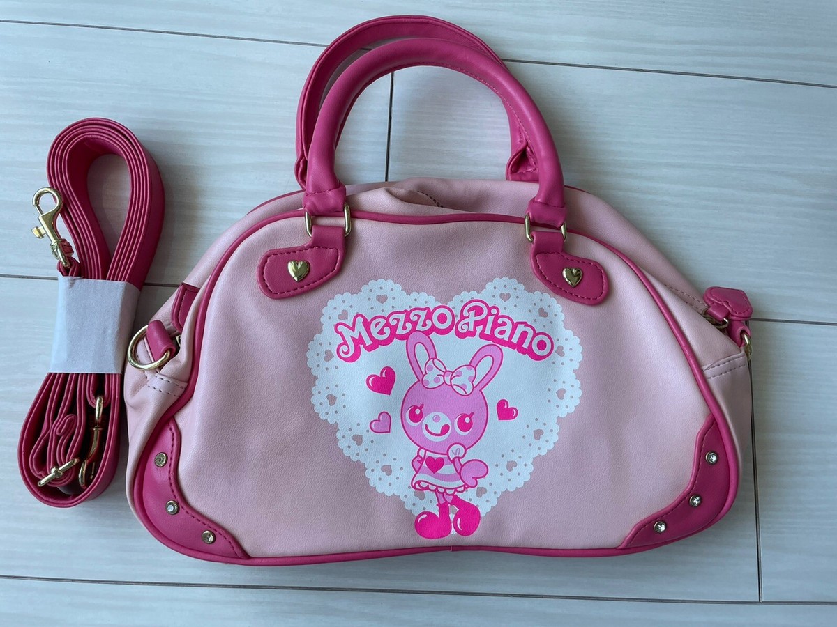 ト*ラ様 mezzo piano 刺繍ハンドバッグ Mezzo Piano Boston shoulder Bag 2way Pink pretty | eBay