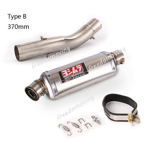 For Ducati Scrambler Monster 797 ICON CLASSIC Mid Exhaust Link Pipe Muffler Tips - Picture 4 of 13