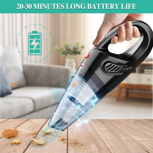 Vacuum Cleaner Dust Buster Handheld Vacuum Cordless Charging for Home Car W/D - Picture 5 of 13