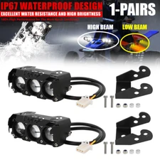 LED Headlight Light Bar Kit Driving Lamp For Yamaha Banshee 350 YFZ350 1987-2001