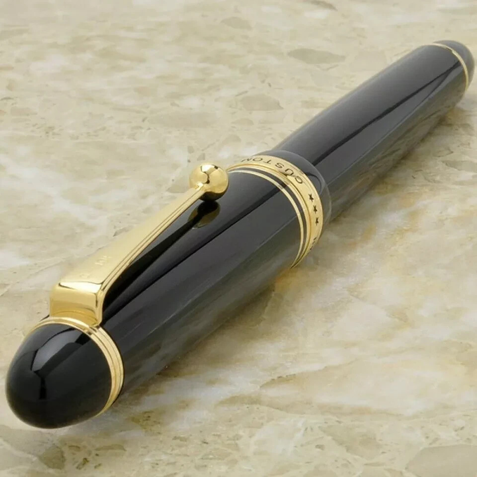 Pilot Namiki CUSTOM743 Fountain Pen Black Fine Medium Nib FKK