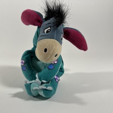 Disney Eeyore Dinosaur Costume 9  Bean Bag Plush Stuffed Toy