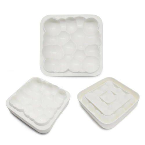 Silicone Cake Mould 3D Cloud Shape Pudding Mousse Mould DIY Baking Pan - Picture 2 of 2