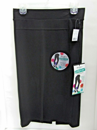 New Boom Boom Jean Curvy Fit Shape Shiftier Business Shirt Black Size 8-10 (M) - Picture 7 of 10