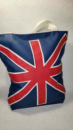 Bolso Mujer Mango Largo Bandera Británica Cuero Suave Ecológico - Imagen 2 de 11