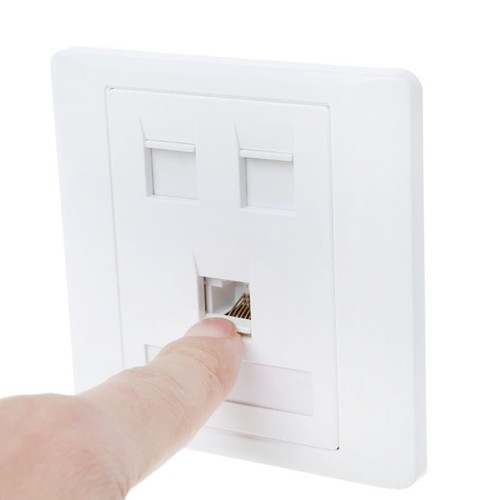 86 Type Computer Socket Panel CAT5E Module RJ45 Cable Interface Outlet - Afbeelding 6 van 13