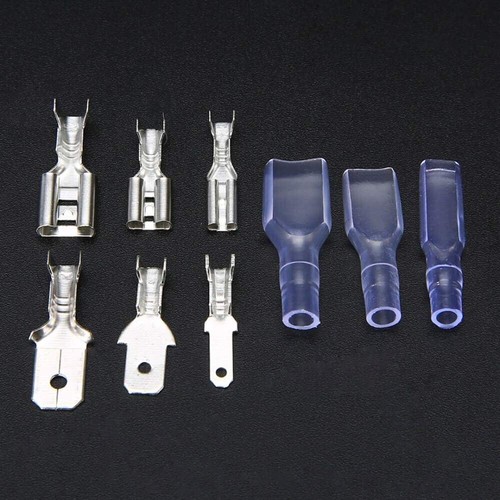 180PCS 2.8/4.8/6.3mm Spade Wire Connectors Male&Female Crimp Terminals Insulated - Picture 13 of 14