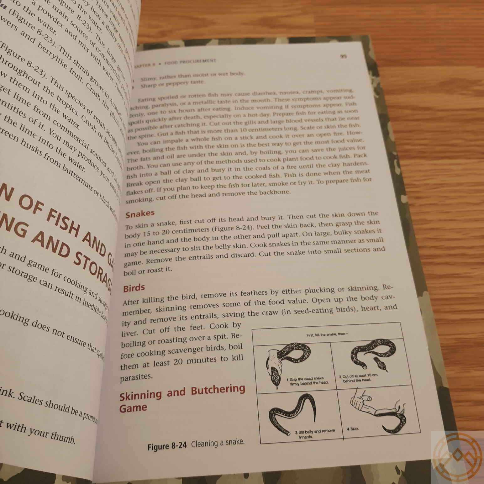 U.S. Survival Manual Book Outdoor Enthusiasts Pictures / Illustrations 428 Pages