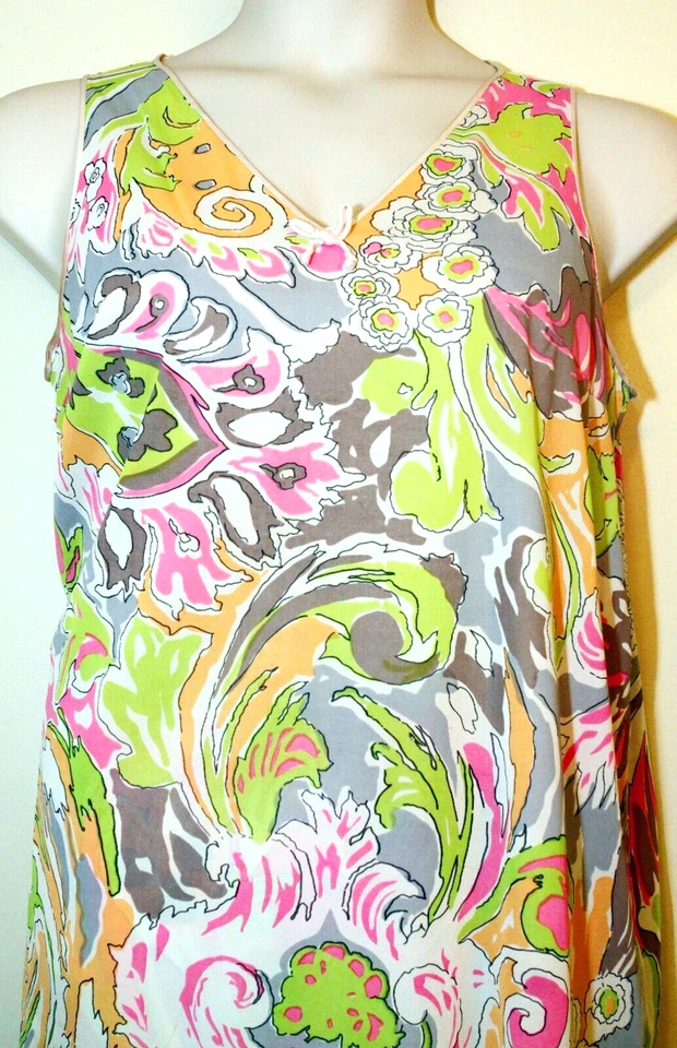 Juego de 2 pijamas Warners para mujer grandes de nailon vintage retro hippie boho años 60 Foto 2 de 4