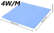 100mm*100mm*3mm 4W/mK Thermal Conductive Silicone - Sorin's thermal pad