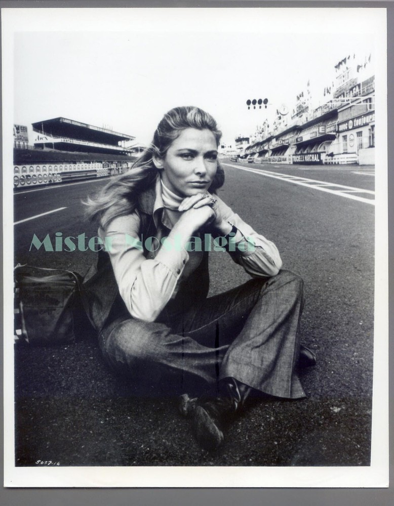 1971 Le Mans Racetrack Vintage Photo Featuring Elga Andersen