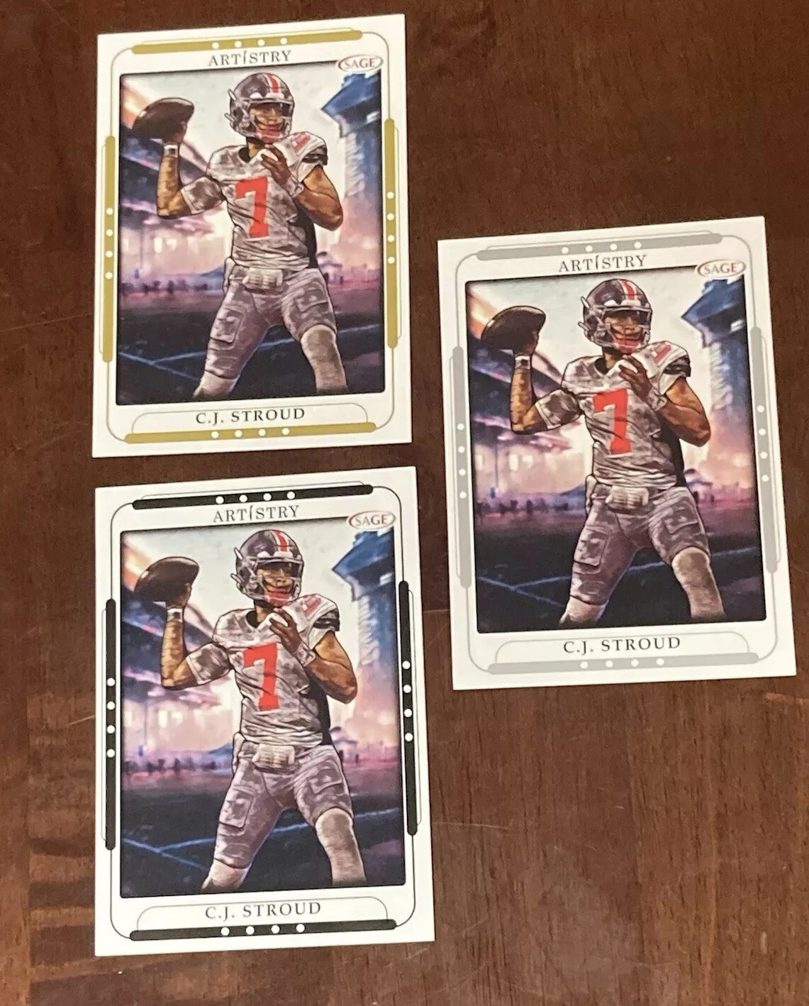 CJ Stroud Sage Artistry #29 Silver