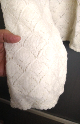 Pendleton 100% Merino Wool Cream Cardigan Medium 2000’s Elegant Feminine Minimal - Picture 6 of 7