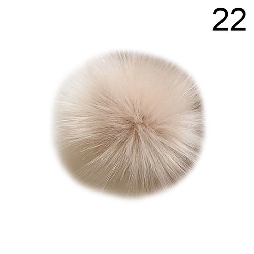 Furry Faux Fur Pom Poms for Knitted Hat Crafts Beanies Apparel Hairball 8cm/10cm - Picture 64 of 78