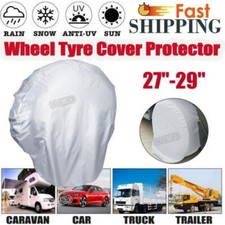 27-29" Tire Cover Waterproof Car Truck Van Wheel Tyre Sun Rain Dust Protector UK
