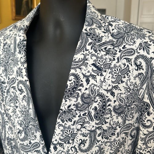 Tasso Elba Men's Paisley-Print Seersucker Sport Coat Blazer Size M NEW - Picture 5 of 14