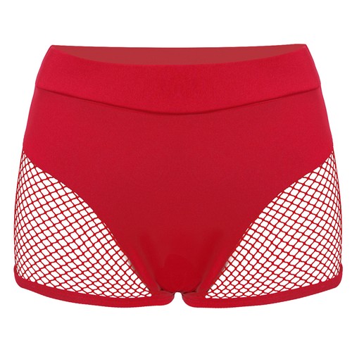 Women's Yoga Booty Shorts Sexy Hollow Out Dance Hot Pants Gym Workout Underwear - Picture 27 of 40