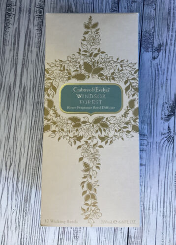 VTG Crabtree & Evelyn Windsor Forest Reed Diffusor 6.8 oz Rare Home - Picture 2 of 6