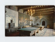 Postcard The Billiard Room At Hearst San Simeon California