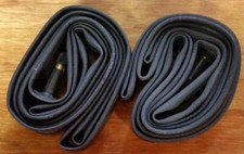 new 27 x 1-1/4" bicycle schrader valve TUBES 1 PAIR