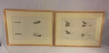 Pair of 1761 Joshua Kirby Perspective of Architecture Engraving Plates 10 & 42
