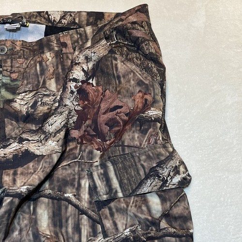 Under Armour Pants Mossy Oak Men’s Sz 40x32 infinity Camo Cargo Stretch Hunting - Picture 8 of 15