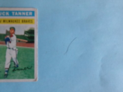 1956 Topps #69 Chuck Tanner Gray Back VG/EX - Bild 2 von 4