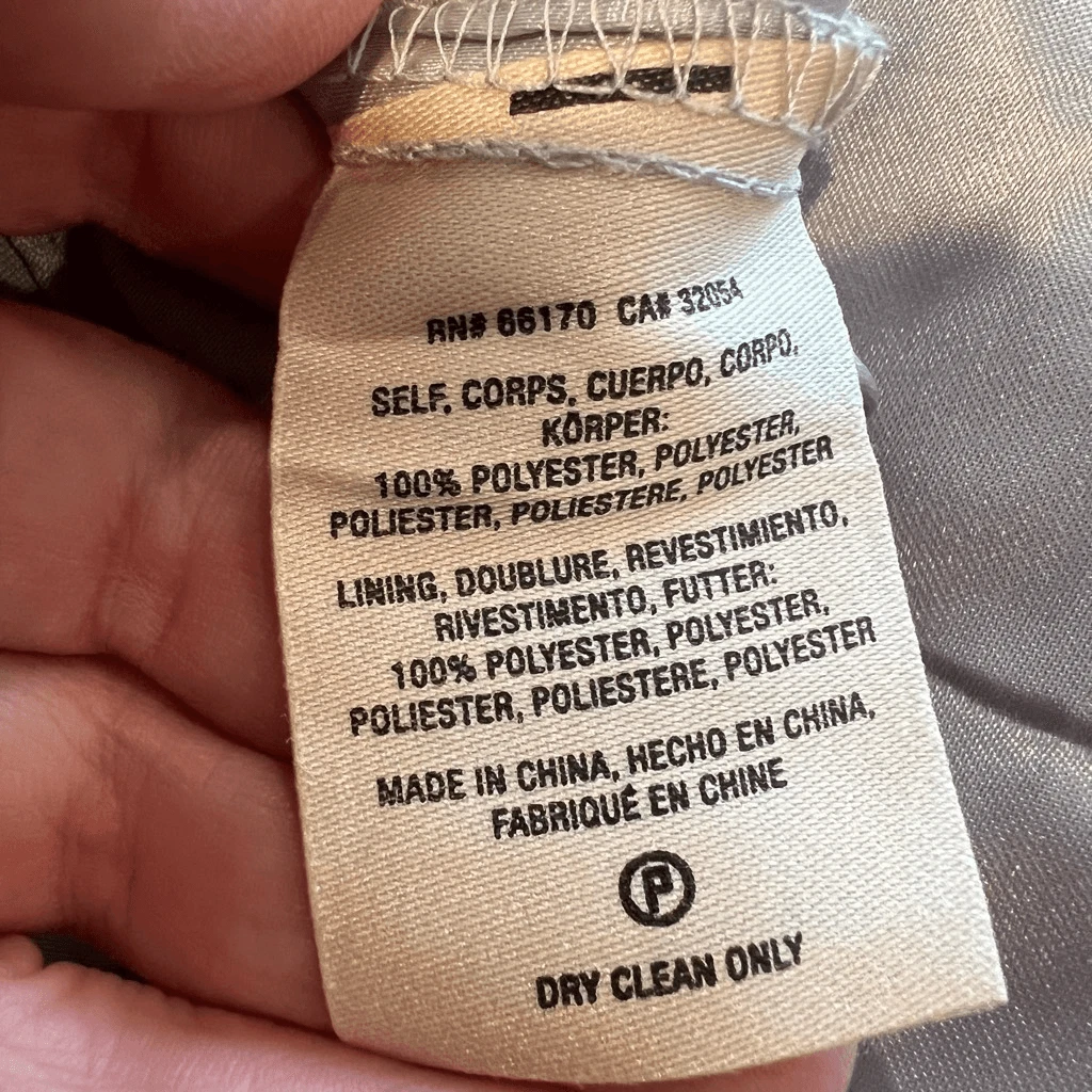 VALENTINO Maxi abito BHLDN Anthropologie damigella d'onore grigio cinturino spaghetti Sweetheart taglia M