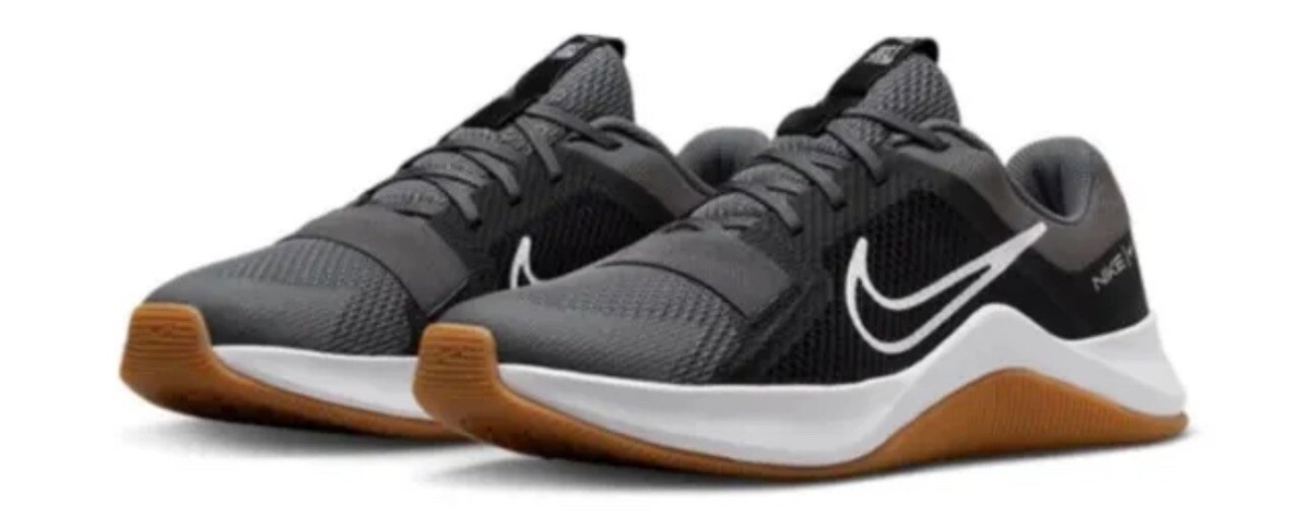 Men Nike MC Trainer 2 Athletic Training Shoes Grey/White 
