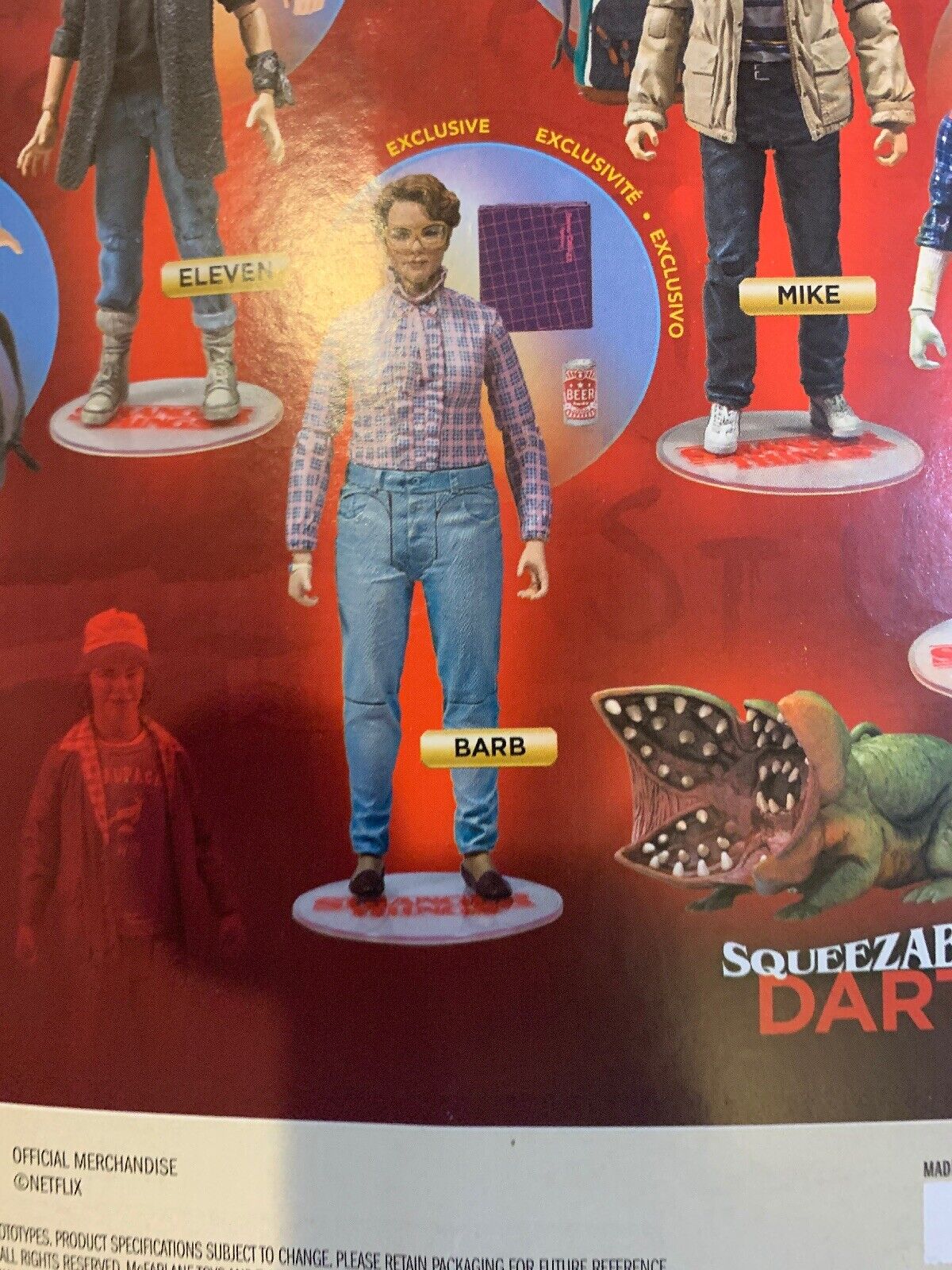 Stranger Things: Barb, Dart toys coming in October 2018