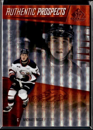 23/24 SP GAME USED CHL ORANGE FOILBOARD #1 MICHAEL MISA (183/499)