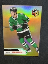22-23 UD Extended Series Hockey Rookie Gold HoloGrFx HG-6 Wyatt Johnston