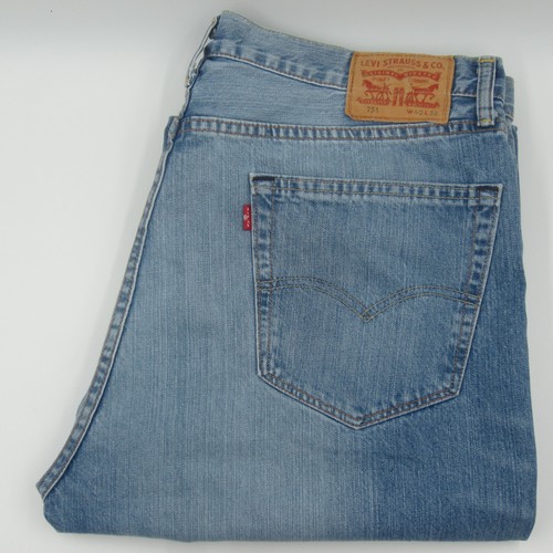 Blau W40 Levi´s Standard Designer L32 Gekürzt 751 Herren Jeans Cut Denim Men wrx8qvBYrR