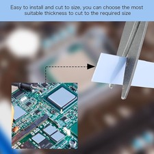 10Pcs M.2 Thermal Pad With 6.0 W/mk Thermal Conductivity Silicone GPU Heat Pad