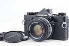 [ NEAR MINT ] Olympus OM-1 MD Black + F.Zuiko Auto-S 50mm f/1.8 SLR Film Camera