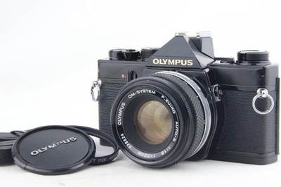 オリンパス om-1 MD AUTO-S F.ZUIKO 50mm f/1.8 NEAR MINT ] Olympus OM-1 MD Black + F.Zuiko Auto-S 50mm f/1.8 SLR